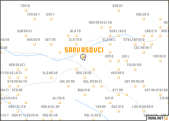 map of Sarvašovci