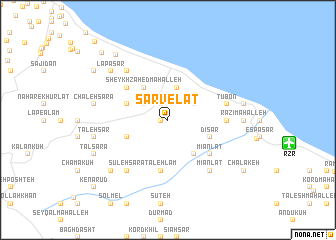 map of Sarvelāt