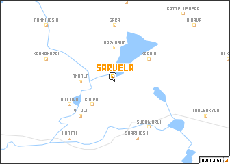 map of Sarvela