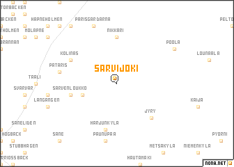 map of Sarvijoki