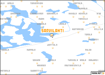 map of Sarvilahti