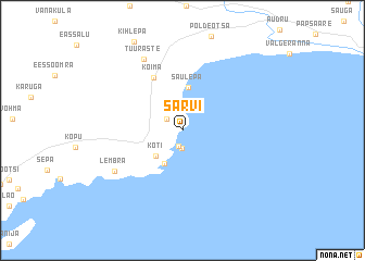 map of Sarvi