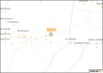 map of Sarv