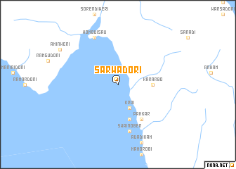 map of Sarwadori