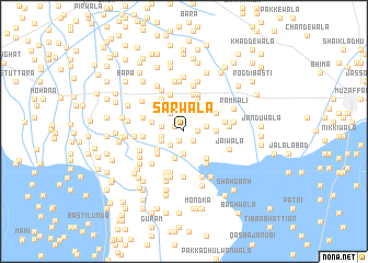 map of Sārwāla