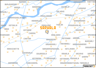 map of Sarwāla