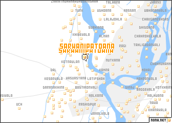 map of Sarwāni Patoāna