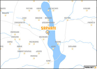 map of Sarwani