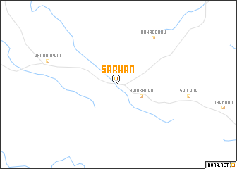 map of Sarwan