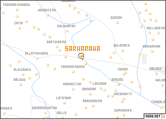 map of Sarwārāwā