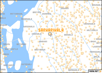 map of Sarwārīwāla