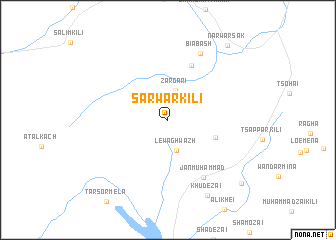 map of Sarwar Kili