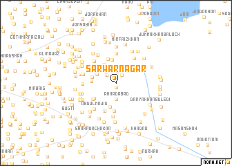 map of Sarwar Nagar