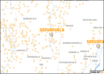 map of Sarwarwāla