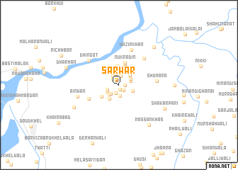 map of Sarwar