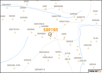 map of Saryan