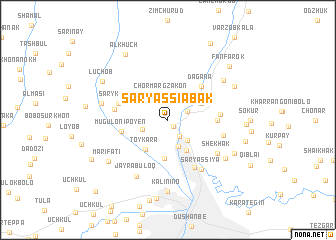 map of Sary-Assiabak