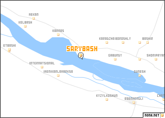 map of Sary-Bash