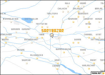 map of Sarybazar