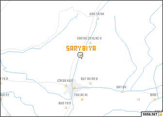 map of Sarybiya