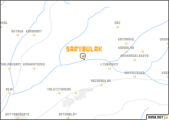 map of Sarybulak