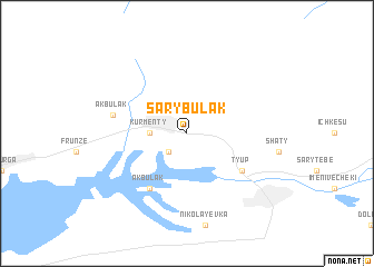 map of Sarybulak