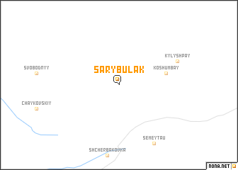 map of Sary-Bulak