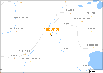 map of Şaryeri