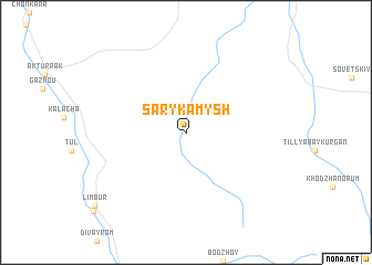 map of Sarykamysh