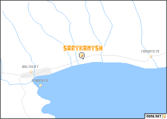 map of Sary-Kamysh