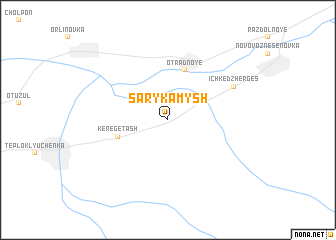 map of Sarykamysh