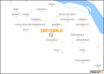 map of Sarykbala