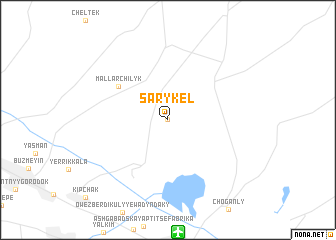 map of Sarykelʼ