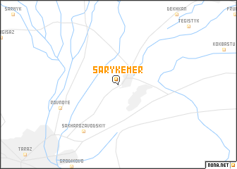 map of Sarykemer