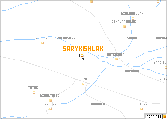 map of Sary-Kishlak