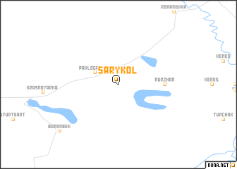 map of Sarykolʼ