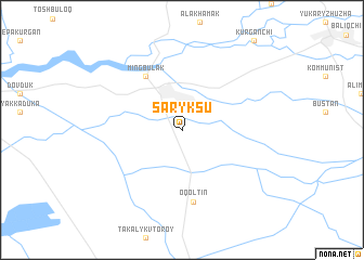 map of Saryksu