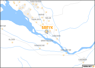 map of Saryk