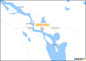 map of Sarymay