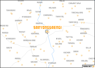 map of Saryŏngdaengi