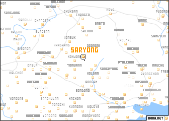 map of Saryŏng