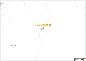 map of Saryozen