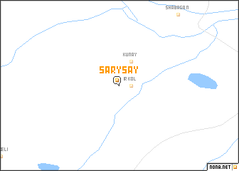 map of Sarysay