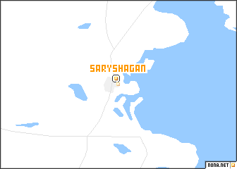 map of Saryshagan