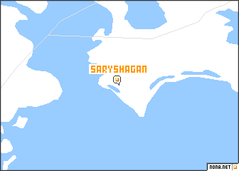 map of Saryshagan