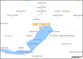 map of Saryshevo