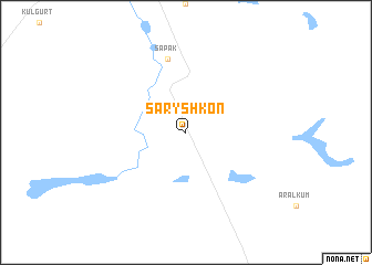 map of Saryshkon