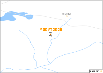 map of Sarytagan