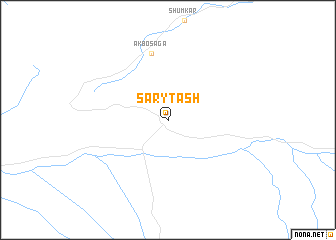 map of Sary-Tash