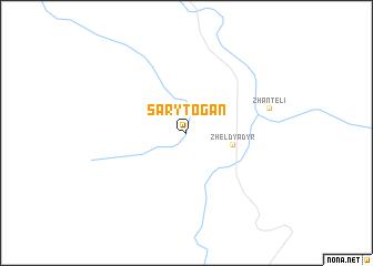 map of Sarytogan